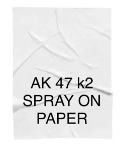 AK-47 K2 Spray on paper